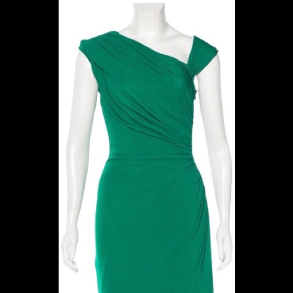 David meister asymmetrical dress
